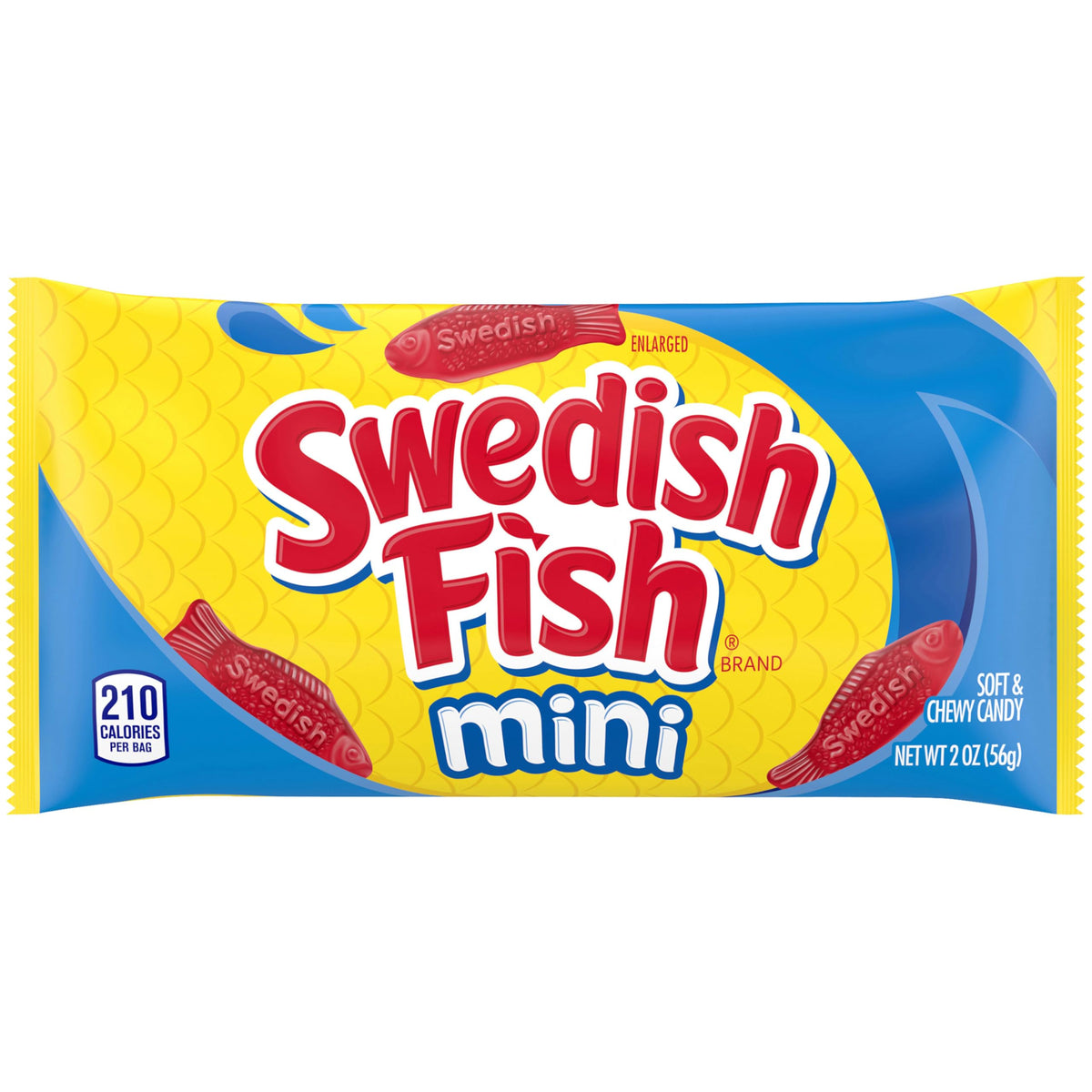SWEDISH FISH Mini Soft & Chewy Gummy Candy, Bulk Candy, 24-2 oz Bags