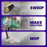 Mr. Clean PRO Degreasing Floor Cleaner, Bulk Liquid Concentrate for Removing Tough Grease and Oil Stains, Commercial Use, 1 gal (Case of 3)