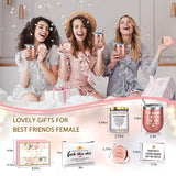 Birthday Gifts for Women Best Friends, Friendship Gifts for Women BFF Female Friends Sister Gift from Sister Lavender Scented Candles Christmas Basket