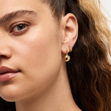 Ana Luisa Chunky Ball Earrings - 14K Gold Plated & Silver Rhodium Plated
