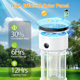 LETMY 6Pack 48 LED Halloween Decorations Outdoor Upgraded Swaying Solar Lights Outdoor, Waterproof Solar Firefly Lights Solar Halloween Lights for Pathway Yard Garden Decorations (Green)