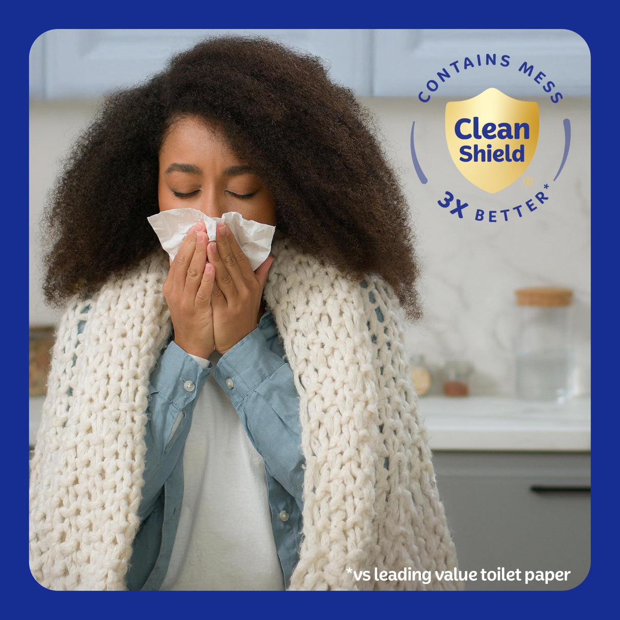 Kleenex Ultra Soft Facial Tissues, 8 Cube Boxes, 80 Tissues per Box, 3-Ply, Packaging May Vary