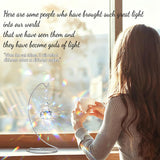 Sympathy Gifts for Loss of Loved One,Memorial Gifts for Loss of Mom Dad,40mm Crystal Suncatcher Idea is Suitable for Bereavement, in Memory, Condolences,Remembrance,with 9 Inch Silver Stand