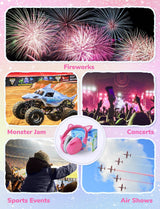 iClever Noise Cancelling Headphones for Kids, SNR 29dB Safety Noise Reduction Ear Muffs for Autism Sensory &Concentration Aid, Ear Hearing Protection for Fireworks/Event/Monster Jam/Concert