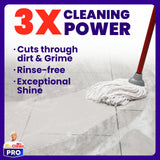 Mr. Clean PRO All Purpose Floor Cleaner, Bulk Liquid Concentrate for Cleaning Hardwood, Tile or Terrazzo Floors, Commercial Use, 1 gal (Case of 3)