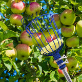 PEAKCLOUDS Fruit Picker Tool with Basket, 35-72 Inch Adjustable Long Handle Fruit Picking Pole - for Harvesting Lemon Avocado Apple Mango Pear Orange & Tall Tree Fruits