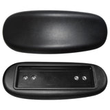 MySit Office Chair Armrest Replacement Arm Pads Universal 4" or 5.5" Mounting Hole (Set of 2) Black