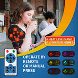 sticro Shoulder Heating Pad Massager for Pain Relief, Vibration Massage Heated Wrap Braces for Left Right Frozen Shoulder, Rotator Cuff Injury, Arthritis, Decent Gift for Men Woman - S/M/L