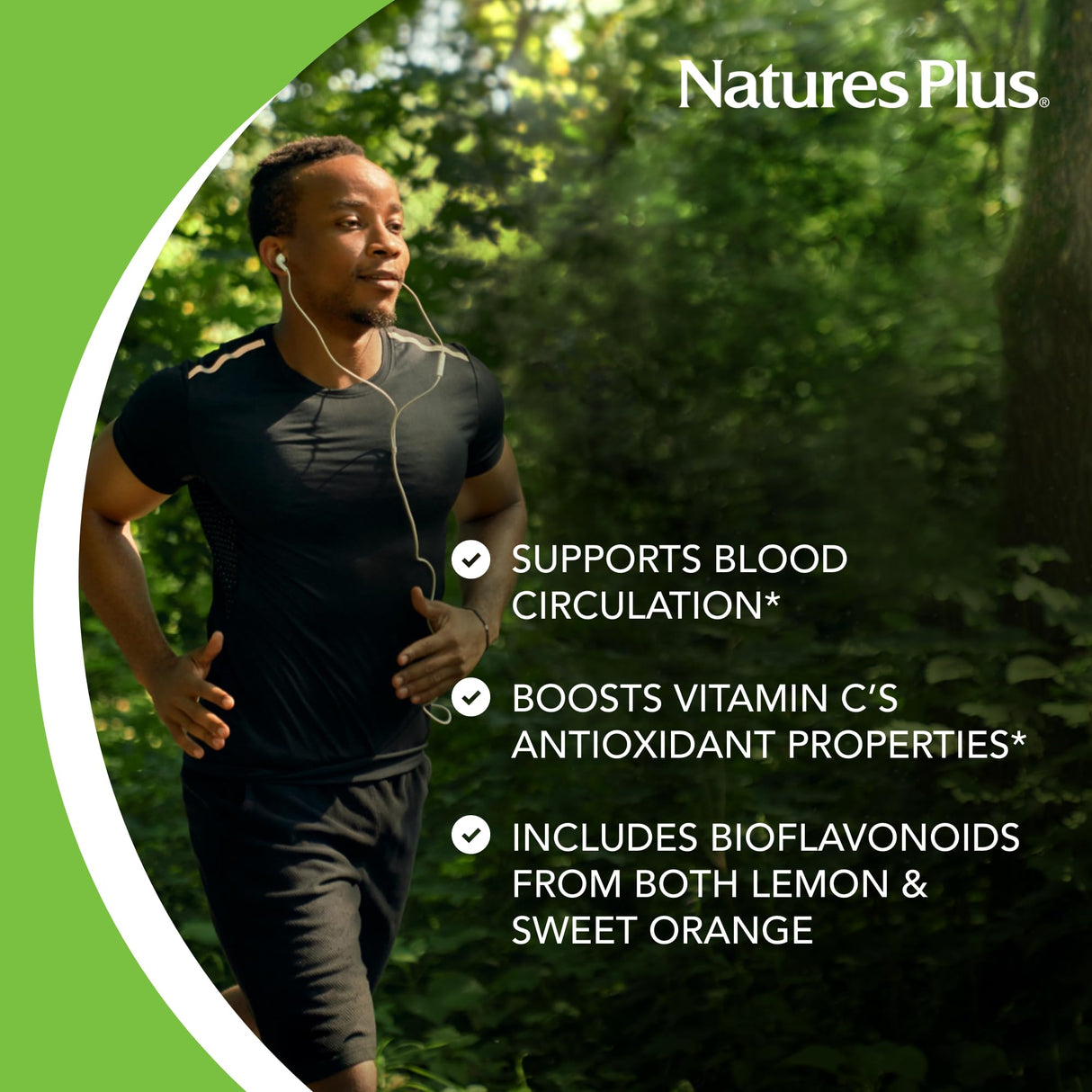 NaturesPlus Biorutin - 1000mg, 90 Tablets - Bioflavonoid & Rutin Complex - Vegetarian, Gluten Free - 90 Servings