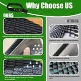2" Thick Gravel Ground Grid 4ft x 10ft - Geo Grid Driveway Stabilization Grids, Gravel Retainer Grid 1885 LBS Per Sq ft, Geocell Geogrid for Walkway Driving RV Parking Slopes and Garden