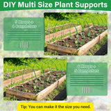 Sunwinx Garden Mesh Netting Kit for Raised Beds, 10x33FT Ultra Fine Mesh Netting&6 Sets 8FT Fiberglass Garden Hoops, Insect Netting Row Cover, Pest Barrier Protection for Vegetable Fruits Flowers