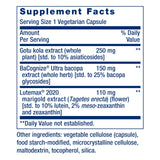 Life Extension Quick Brain Nootropic, 30 vegetarian capsules—Enhanced brain performance, learning and retention, brain supplement- 1-Daily, gluten-free, non-GMO