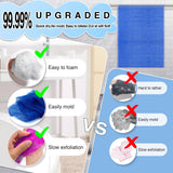 4 Pieces African Net Sponge – Effective Deep Cleansing and Exfoliating Mesh for Glowing Skin – Stretchable, Quick-Dry Exfoliating Bath Sponge(Blue, Green, Purple, White)