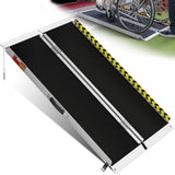 VNN Portable Wheelchair Ramp 4FT, Non-Slip Aluminum Folding Handicap Ramp, Door Threshold Wheelchair Ramps for Home, Wheel Chair Ramp for Home Steps, Scooter Ramp, Doorways