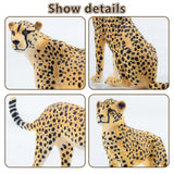 Toymany 8PCS Realistic Cheetah Figurines Toy, Cake Topper & Gift for Kids