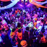 150W UV Black Light, 2 Pack Powerful IP66 Waterproof LED Lamps for Neon Glow Party, Halloween, Christmas Decor and Art Displays in Large Space (150W (2 Pack))