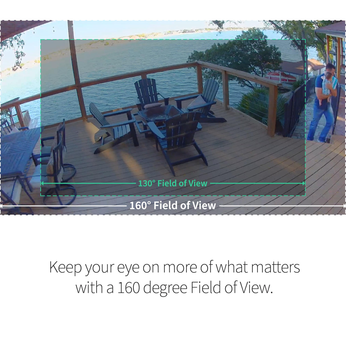 Arlo Pro 5S 2K Spotlight Camera - Wireless Home Security Camera with Spotlight, Color Night Vision, Dual-Band Wi-Fi & 2-Way Audio - White, 3 Pack, VMC4360P