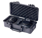 CHBAYI Waterproof Hard Storage Case Compatible with Canon EOS Rebel T7 DSLR Camera with EF18-55mm + EF 75-300mm Lens, Camera Protective Waterproof case with Foam (Camera/18-55mm Lens case)