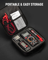 KAIWEETS Electrical Test Kit KIT01, Digital Multimeter, Smart Non-Contact Voltage Tester & GFCI Outlet Tester with LCD, Complete Set with Carrying Case & Batteries for Electrician, DIY & HVAC