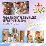 120Pcs Little Jesus Figures, 120pcs Action Figures Little Jesus Figurines in Bulk, Jesus Love You Figures, Religious Gifts for Christians Women Mom Easter Egg Stuffers Fillers, for Christmas (120)