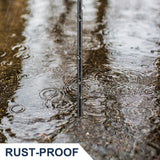 Soil Probe Rod, 48 Inch Metal Septic Tank Locator Tool Ground Probe Rod for Soil Compaction, Locating Underground Pipes and Gopher Runs, Gardening