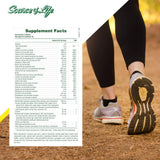 Natures Plus Source of Life Adult Chewable Multivitamin - Apple Cinnamon Flavor - Natural Whole Foods Supplement - Overall Health, Energy - 90 Vegetarian Wafers (45 Servings)