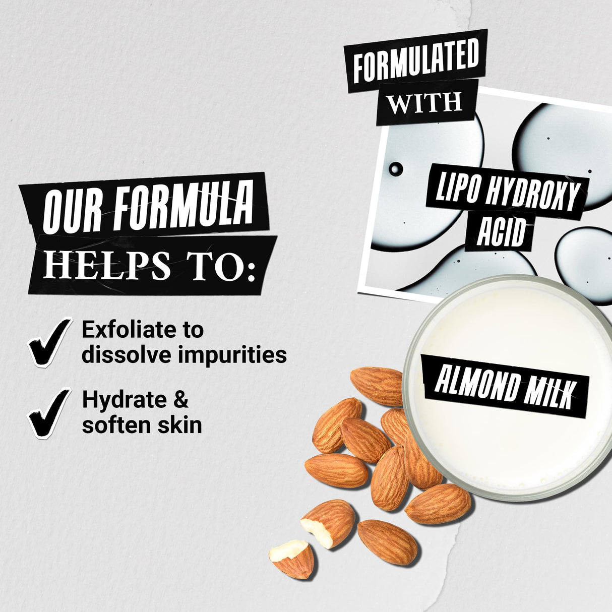 Kiehl's Daily Refining Milk-Peel Toner, Gentle Exfoliating Facial Toner, Refines Skin Texture, Brightens & Softens Skin, Restores Moisture, with Lipo-Hydroxy Acid & Almond Milk - 6.8 fl oz