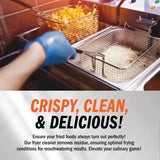 Active Element Fryer Cleaner - 8-lbs - Fryer Boil Out - Contains 21 Cleanings - Concentrated Powder - Commercial Strength - Removes Burnt On Organics - Deep Fryer Cleaner