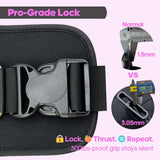 FYGL Hip-Thrust-Belt, Compatible with Dumbbells, Kettlebells, Plates & Machines, Foldable for Home and Gym as Dip & Pull-Up Belt, Versatile Fitness Equipment, Pink