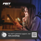 Feit Electric BR30 LED Flood Light Bulb, 65W Equivalent, Dimmable, 5CCT, Adjustable White, 650 Lumens, Indoor/Outdoor Residential & Commercial Use, 17,000-Hour Lifespan, BR3065DM5CCTCA15K/6, 6-Pack