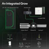 VIVOSUN Grow Tent Kit, 2 × 2ft 1-Plant System, WiFi-Controlled Grow System with Full Spectrum LED Grow Light, Automatic Ventilation, GrowHub Outlet A22 with Temperature and Humidity Sensor
