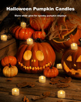 Homemory 72-Pack Novelty Flickering Flameless Tea Light Candles, 200+ Hours