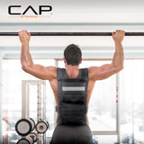 CAP Barbell Adjustable Weighted Vest, 50 lb, Black