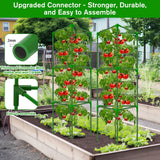 4 Pack Tomato Cages for Garden, Tomato Cage Trellis, Garden Cage Heavy Duty
