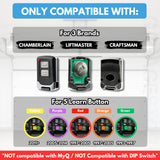 3X Mini for LiftMaster Chamberlain Craftsman Garage Door Opener Remote, 893LM 893Max 891LM 371LM 373LM 971LM 973LM, 2-Button Keychain Extra Long-Range