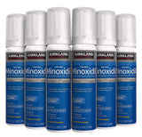 Kirkland Signature Hair Regrowth Treatment Minoxidil Foam for Men, 2.11 oz, 6 Count (6 Month Supply) - Exclusive 2 MicroFiber Cleaning Cloths and Comb Included, Clear