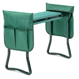 Simple Deluxe Garden Kneeler and Seat, Foldable Kneeling Stool with Thicker EVA Foam Pad Heavy Duty Bench, with Tool Pouch, Gifts for Outdoor Gardening, Fishing, Green, Arbor Day Gift