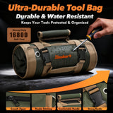 Gifts for Men, Roll Up Tool Bag, Anniversary Birthday Gifts for Men Dad Husband Him Boyfriend, Gift for Dad Who Have Everything, Portable Tool Organization for Mechanic Welding Electrician