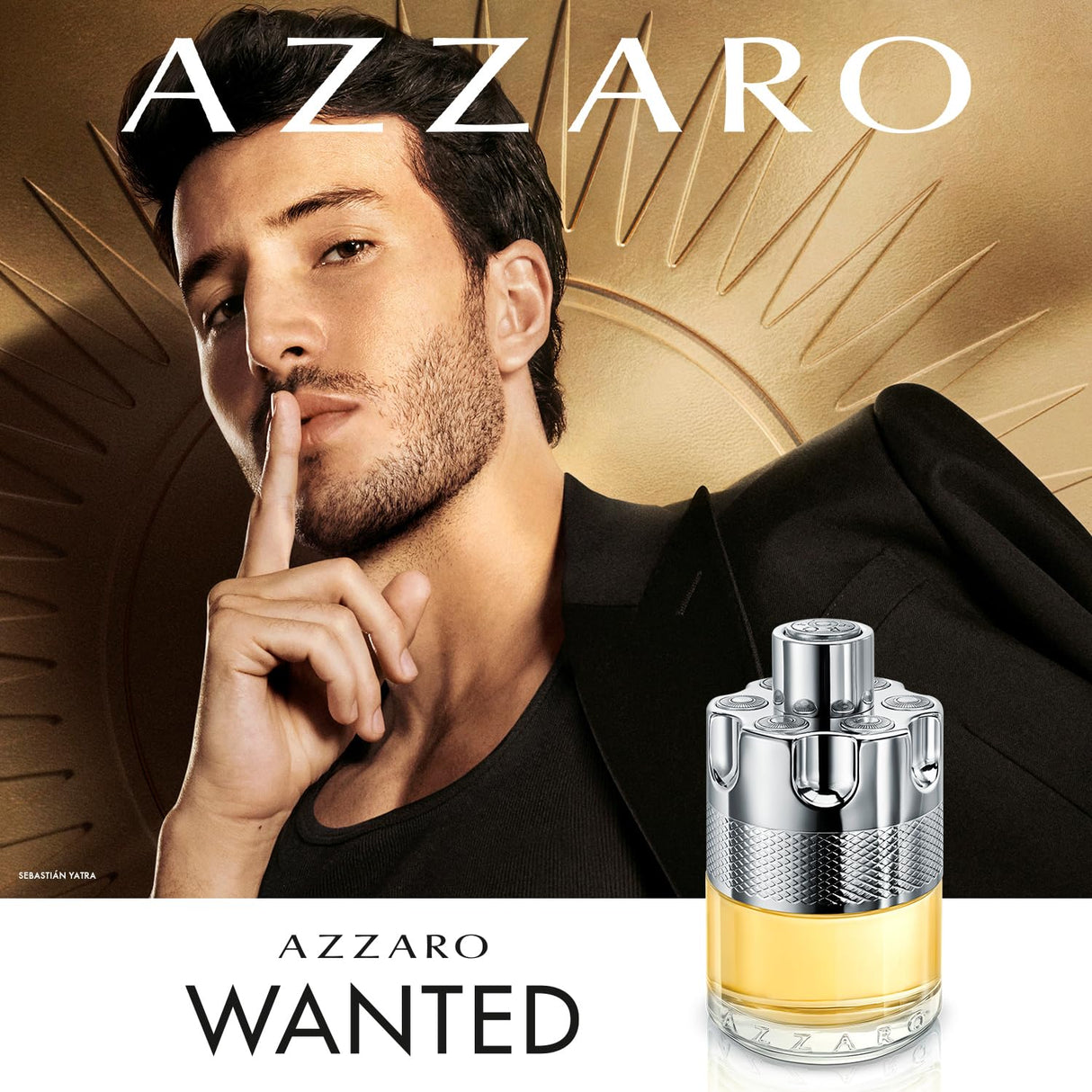 Azzaro Wanted Eau de Toilette - Woody, Citrus & Spicy Men's Cologne with Cardamom, Lemon, Vetiver - Travel Size, 1.6 oz
