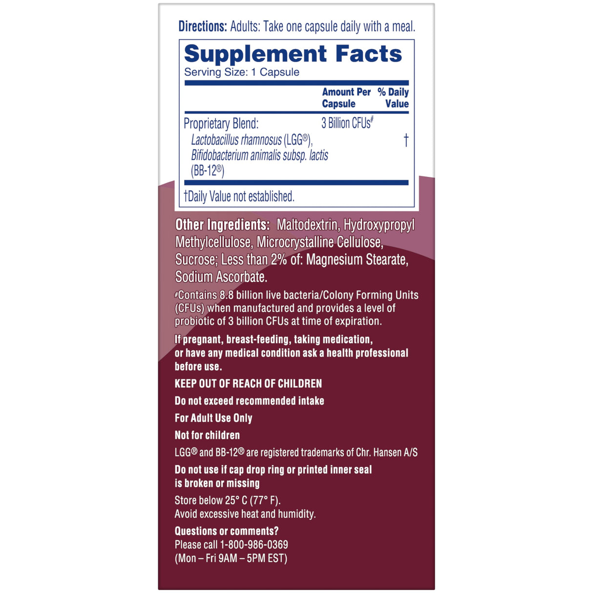 Phillips' Colon Health Daily Probiotic Capsules, 4-in-1 Symptom Defense to Help Defend Against Occasional Gas, Bloating, Constipation, and Diarrhea, Daily Supplement, 90 Count