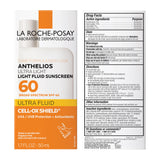 La Roche-Posay Anthelios Ultra Light Fluid Sunscreen for Face SPF 60, 1.7oz