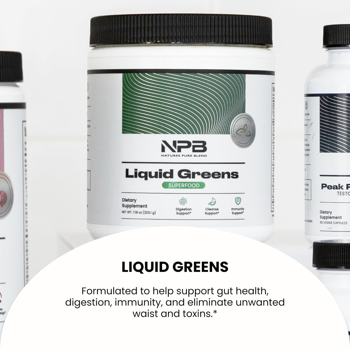 Nature's Pure Blend Super Greens Powder – Organic Greens Superfood Powder Supplements for Green Juice & Smoothie – Probiotic - Drink Mix for Energy Wellness and Digestion (Matcha Flavor, 30 Servings)