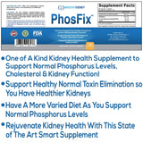 PhosFix 120 Pills Phosphorus Binder with Chitosan for Supporting Normal Phosphorus Levels and Kidney Health. Renal Supplement Optimal Health