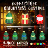 EverBrite 3-Pack Christmas Lantern Set with AAA Batteries, 5 Light Modes