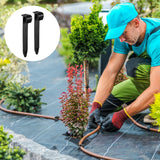 Pangda 120 Pack Irrigation Stakes 1/2 Inch Tubing, Drip Anchor for Garden