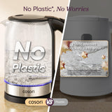 Cosori Electric Kettle, No Plastic Contact with Water, 1.7L, Black