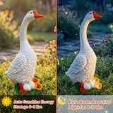vchin Large Porch Goose Statue, 23 inch Large Porch Goose Statue, Suitable for Porch, Balcony, Courtyard, Garden, Lawn Decor Unique Housewarming Gift