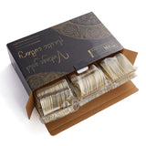 N9R 300pcs Gold Plastic Silverware Dinnerware Flatware- Heavyweight Plastic Cutlery Set, 100 Forks, 100 Spoons, 100 Knives, Gold Utensils for Party, Thanksgiving, Christmas