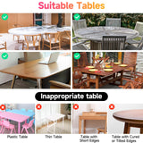 JEBUTU Over The Table Rod Stand with Clamps Adjustable 47"-98" Length 30"-43" Height Gold Table Arch Stand Hanging for Decoration Flowers Display Wedding Birthday Party Halloween Christmas