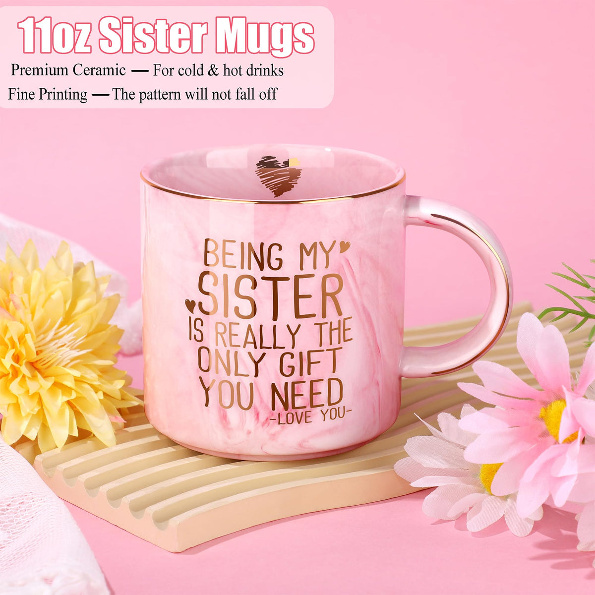 Sister Gifts, Christmas Mothers Day Birthday Gifts for Sister from Sisters